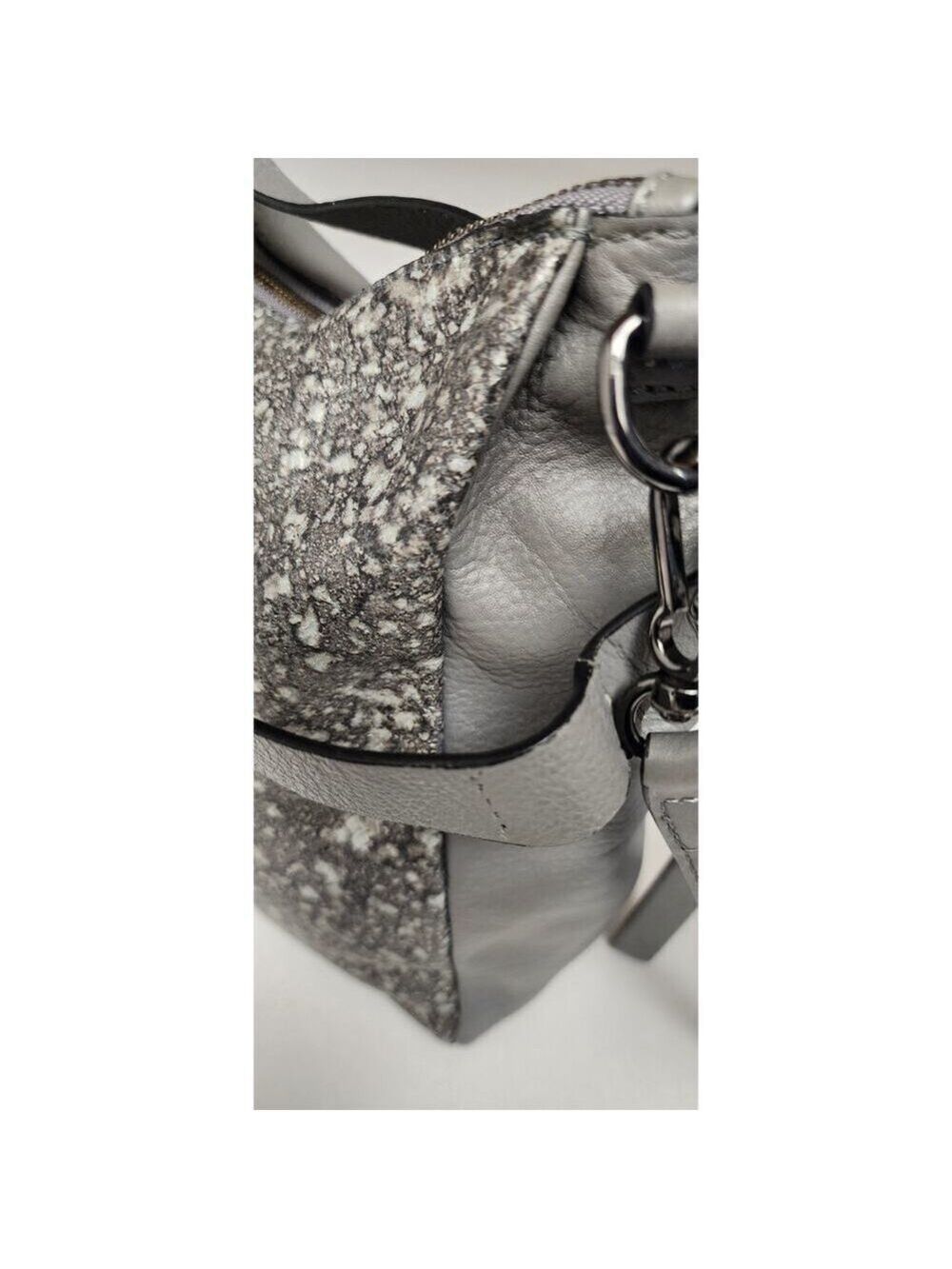 VINCE CAMUTO Alora Leather Crossbody Bag Gray MSRP$248 - Picture 13 of 16